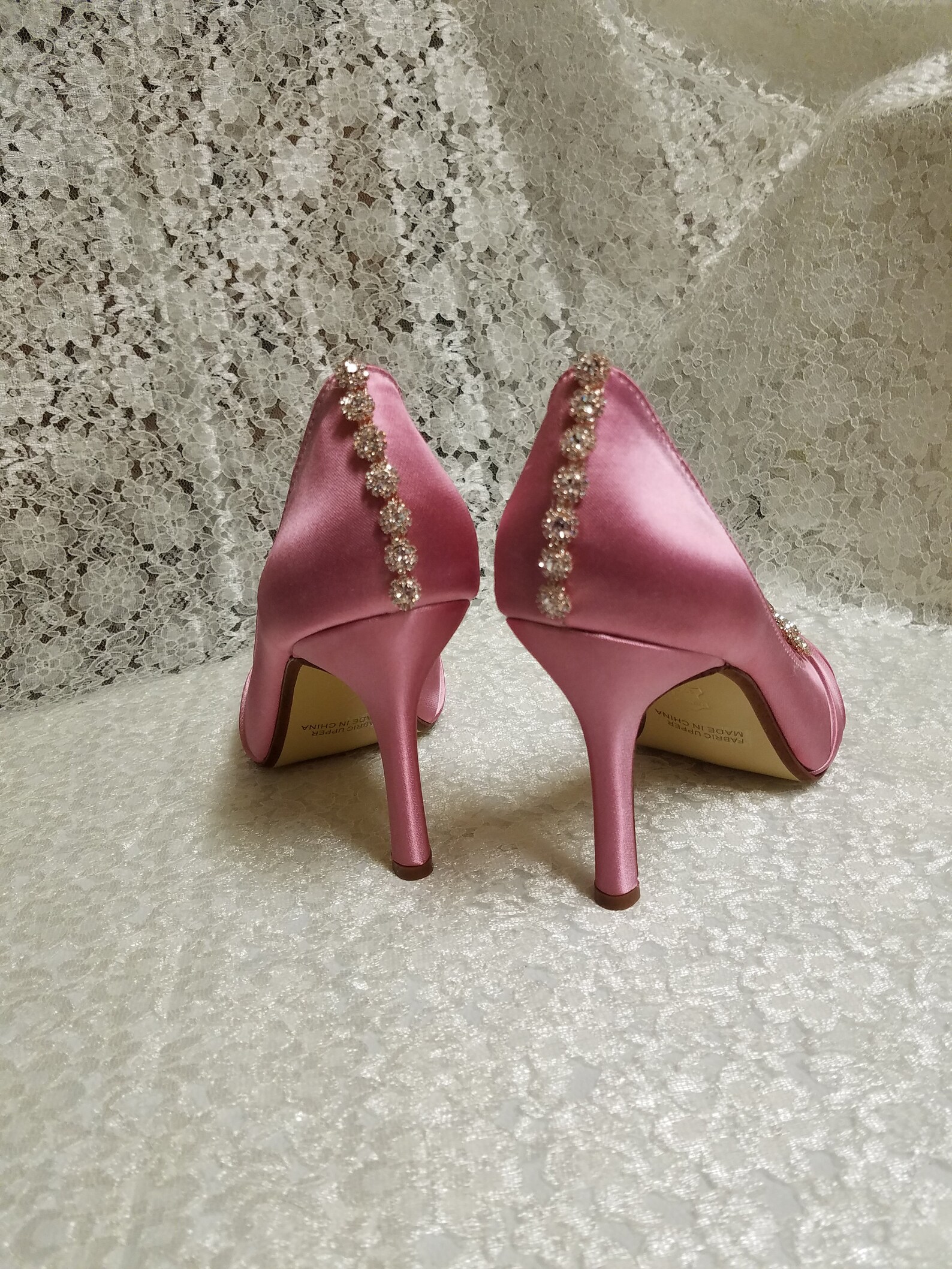 rose gold pumps size 11