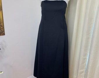 Vestido de satén blanco y negro de corte A, talla 20W, elegante vestido de noche blanco y negro, vestido de fiesta largo sin tirantes, vestido formal para desfiles.