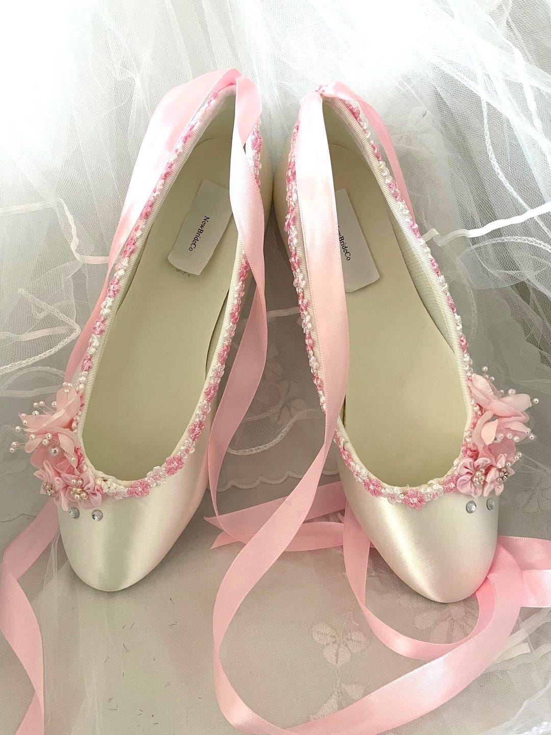pink flat dress shoes for women Unique Vintage Y2K Light Pink Satin Ballet Flats
