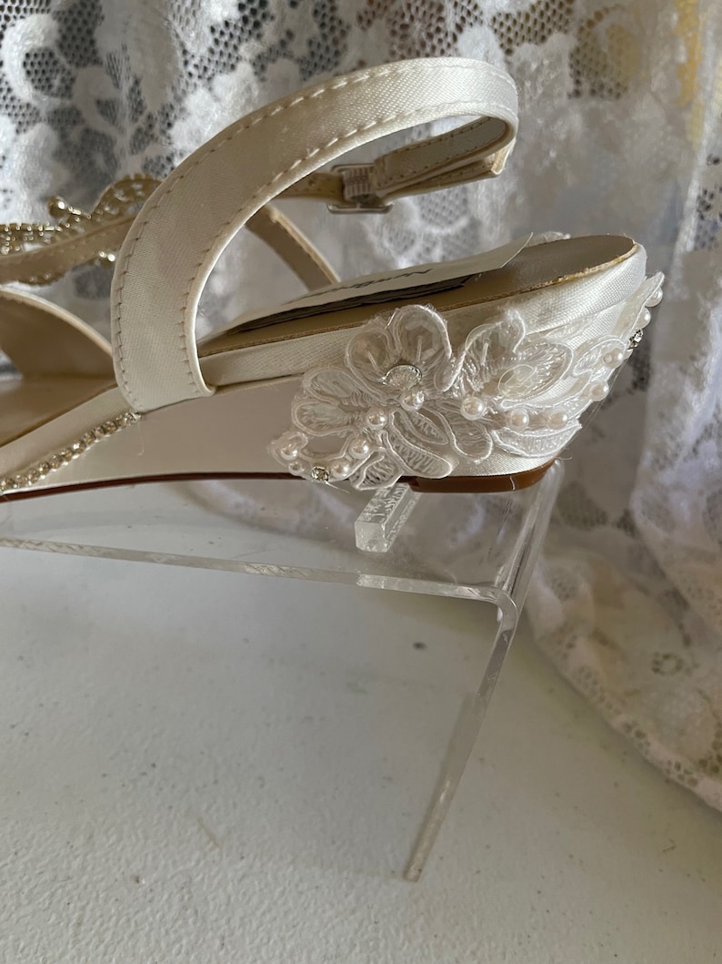 bling wedge heels