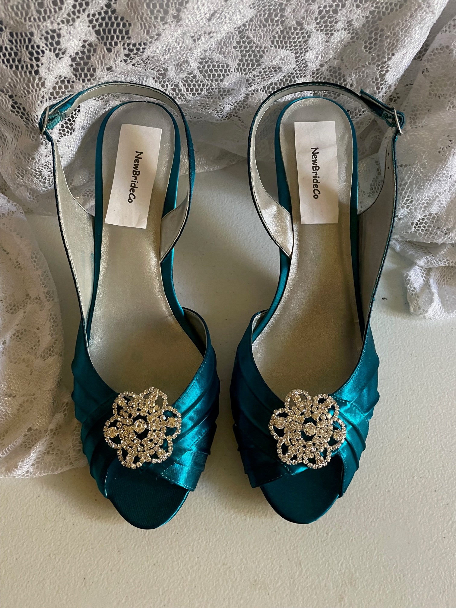 Buy Candie's New York Women Green Heeled Shoes - Heels for Women 718578 |  Myntra