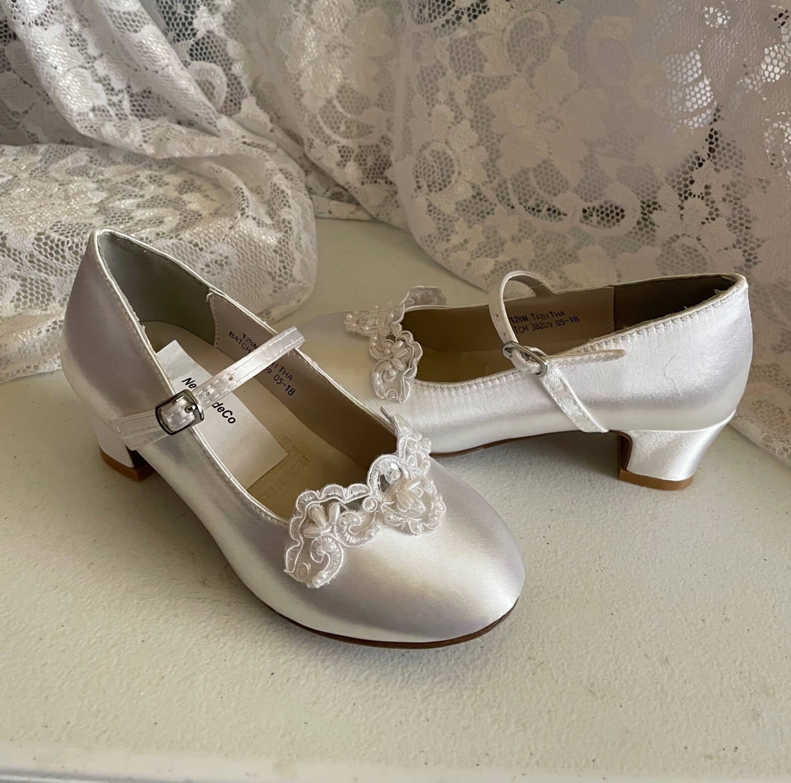 chaussure blanche fille communion