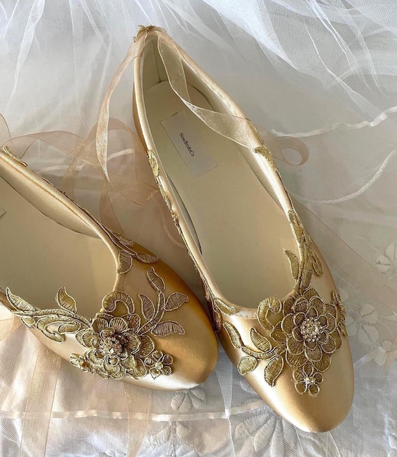 champagne gold dress shoes Women Mirror Champagne Gold Party Dress Shoes S4436097