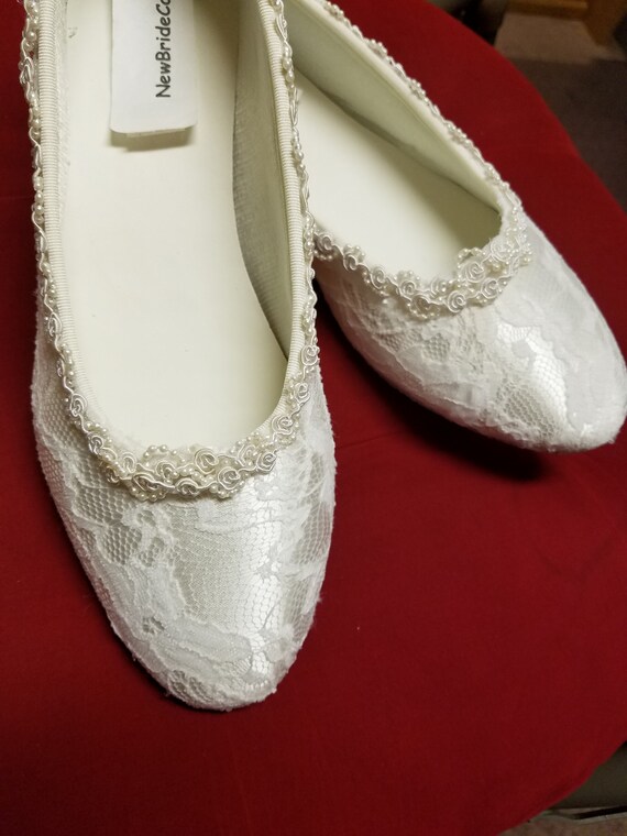 off white flats for wedding