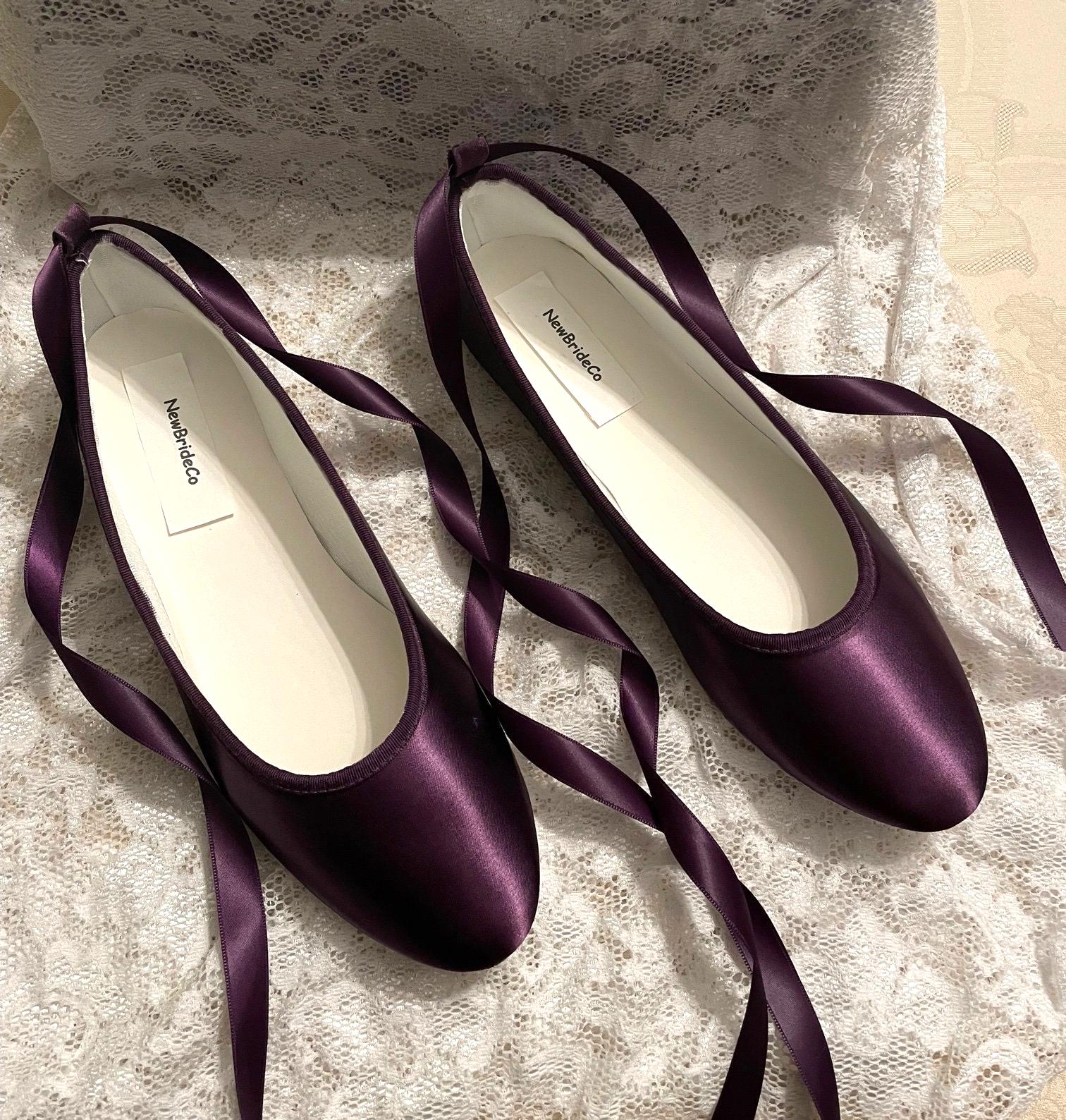 Purple Flat Shoes Canada