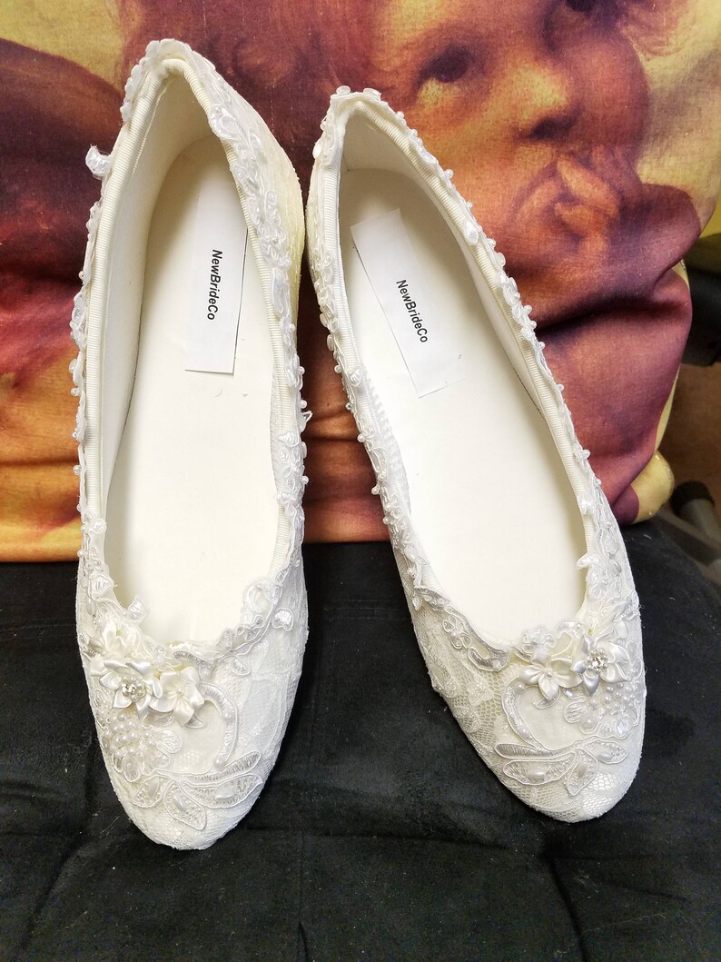 champagne flat shoes