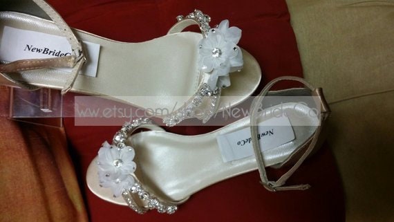 bling wedge heels