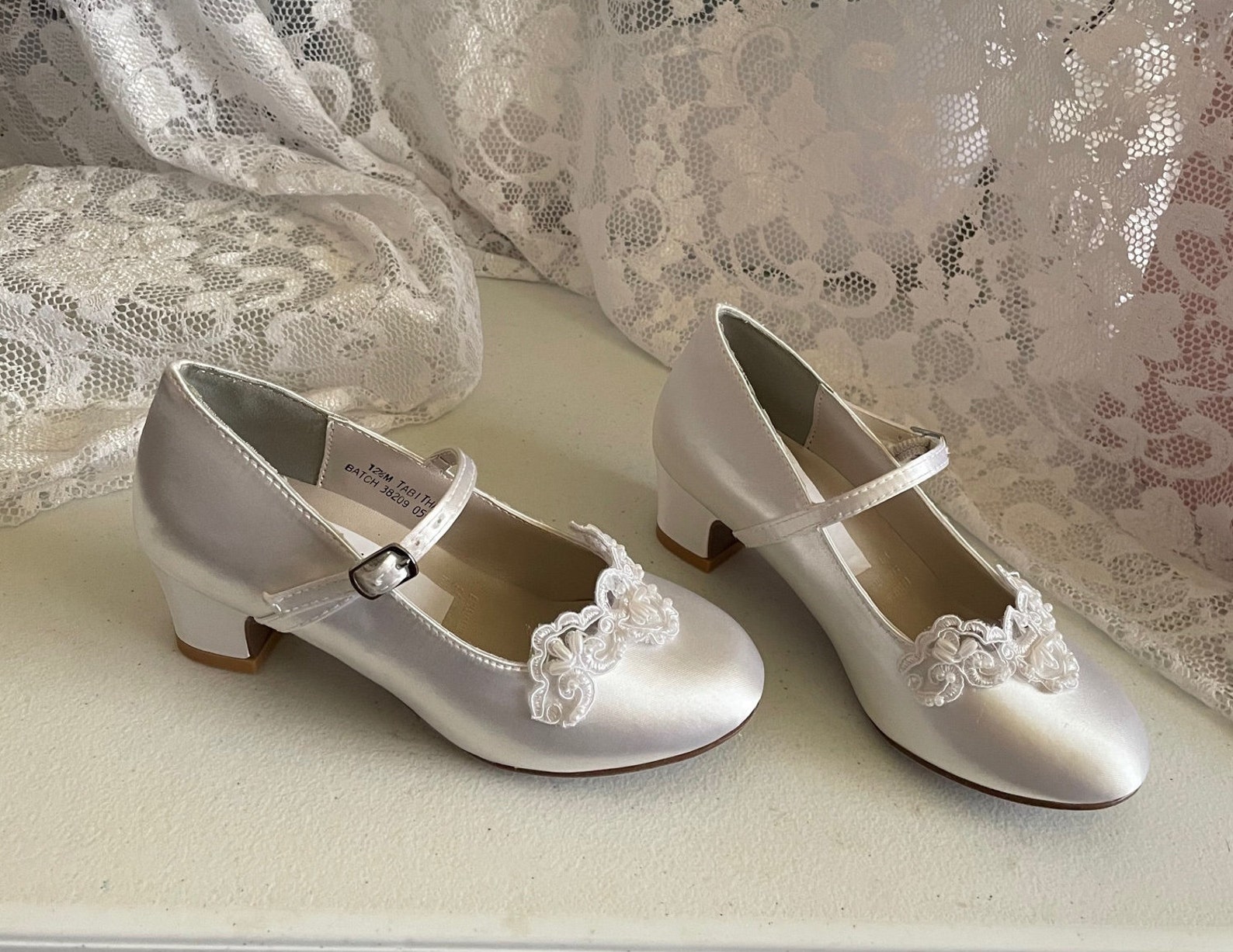 chaussure blanche fille communion