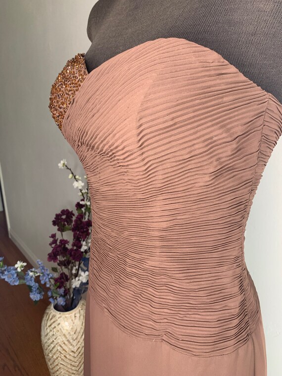 Beautiful Bodice by Caterina, Chocolate Brown Str… - image 7