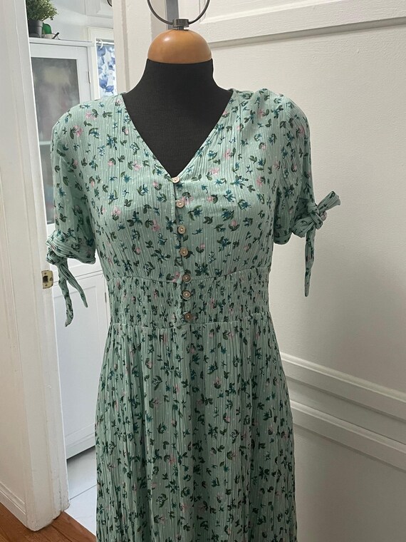 a line knit midi dress Petite A-Line Floral Jacquard Soft Size:XS (2/4) xmas gift A-line One-Shoulder Floor-Length Satin approximately 59cm Cuff circumference