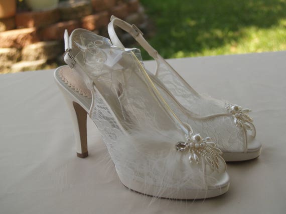 wedding slingback heels