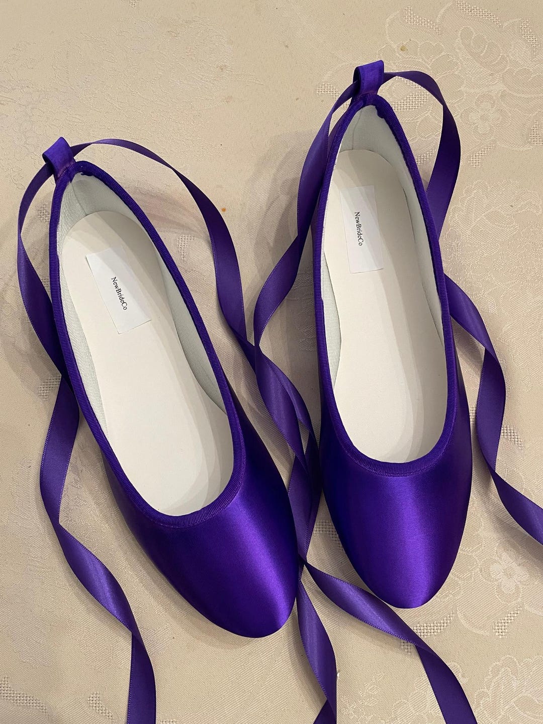 RTS (12/18) Purple Floral Shoe Ruffle Slate main image 0