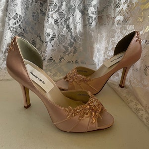 primark rose gold heels