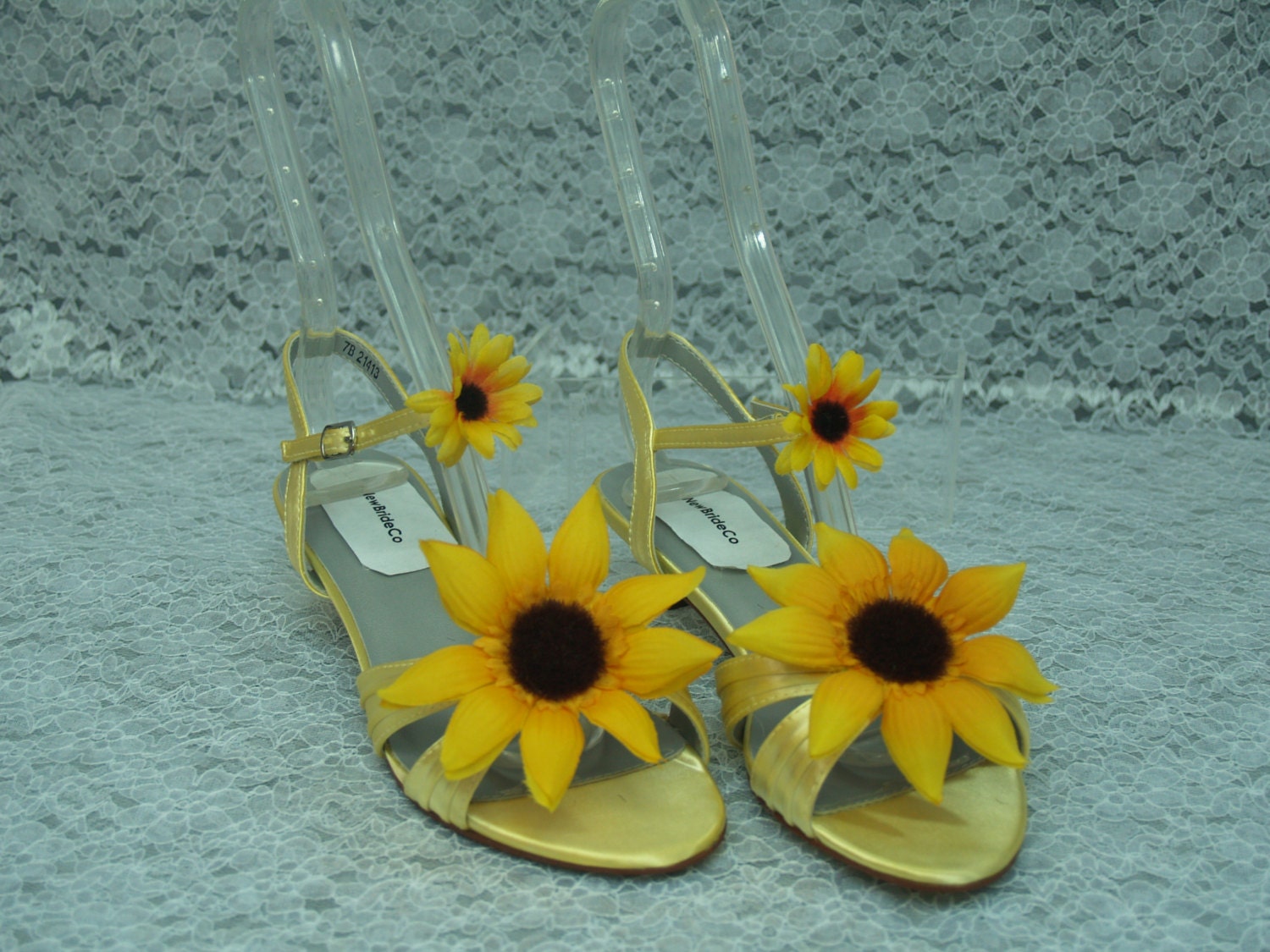 Yellow Flower Heels - Etsy