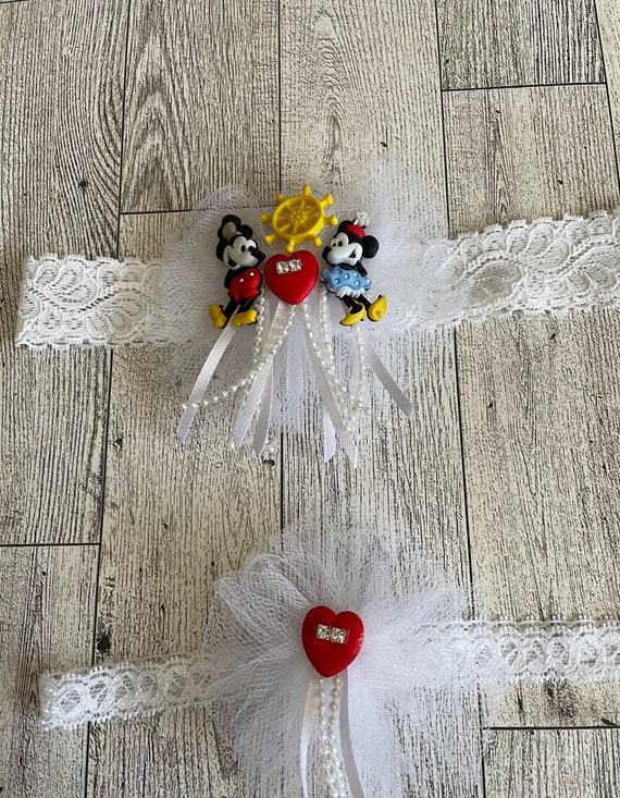 disney garter belt Seven 'til Midnight Lace Bra, Garter Belt & Thong Set main image 0