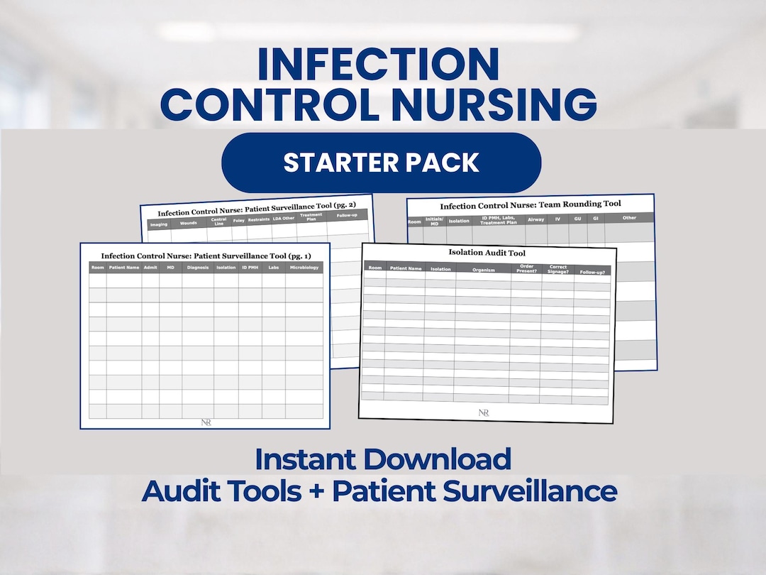 Infection Control Starter Pack | Audit + Rounding Tools | Infection ...