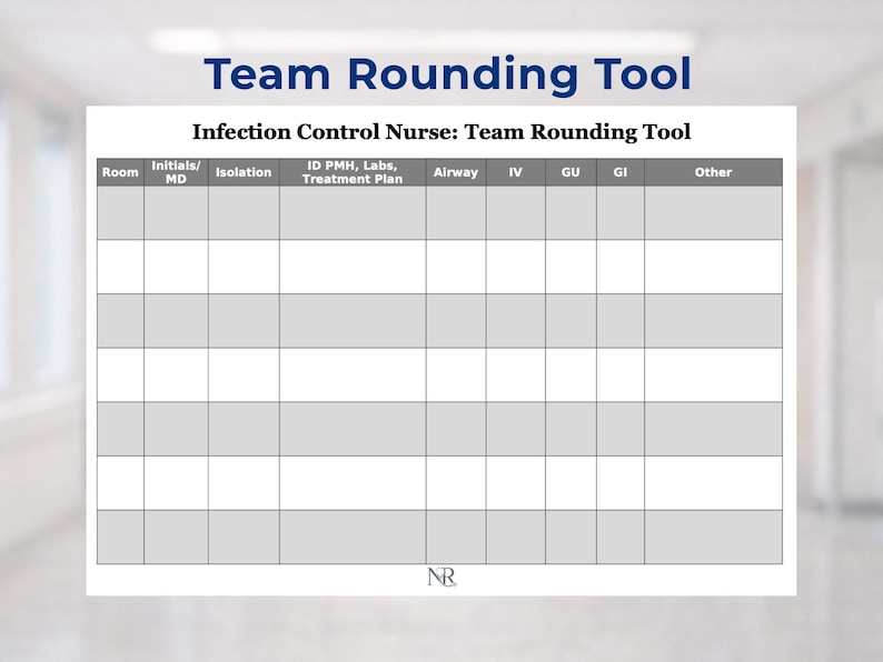 Infection Control Starter Pack | Audit + Rounding Tools | Infection ...