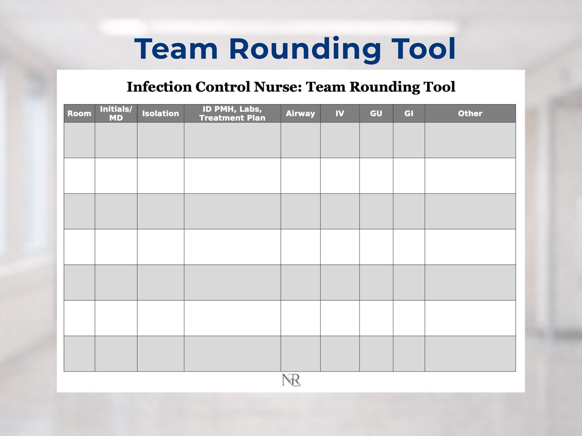 Infection Control Starter Pack | Audit + Rounding Tools | Infection ...