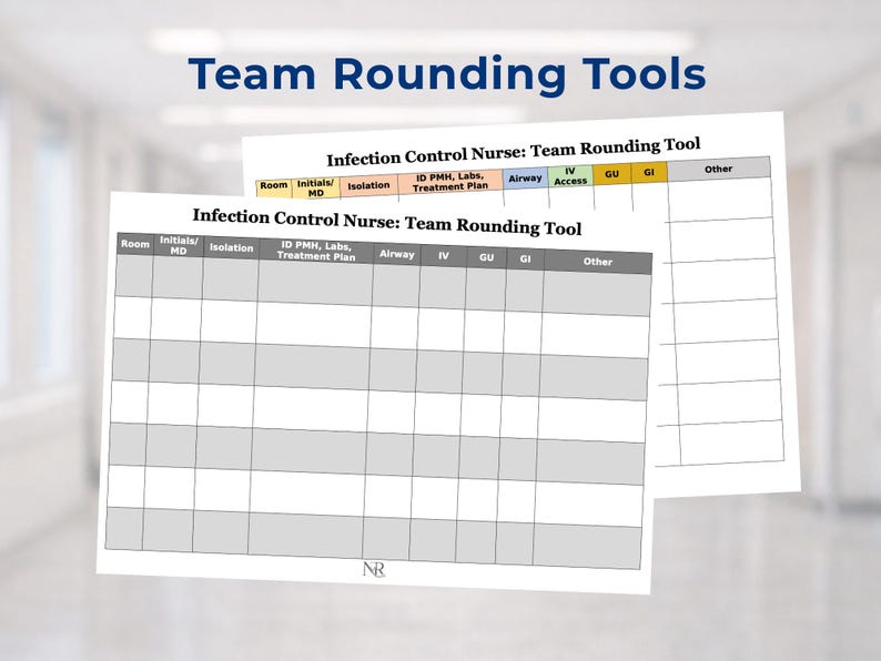 Infection Control Nurse Bundle | Audit Tools + Surveillance Trackers ...