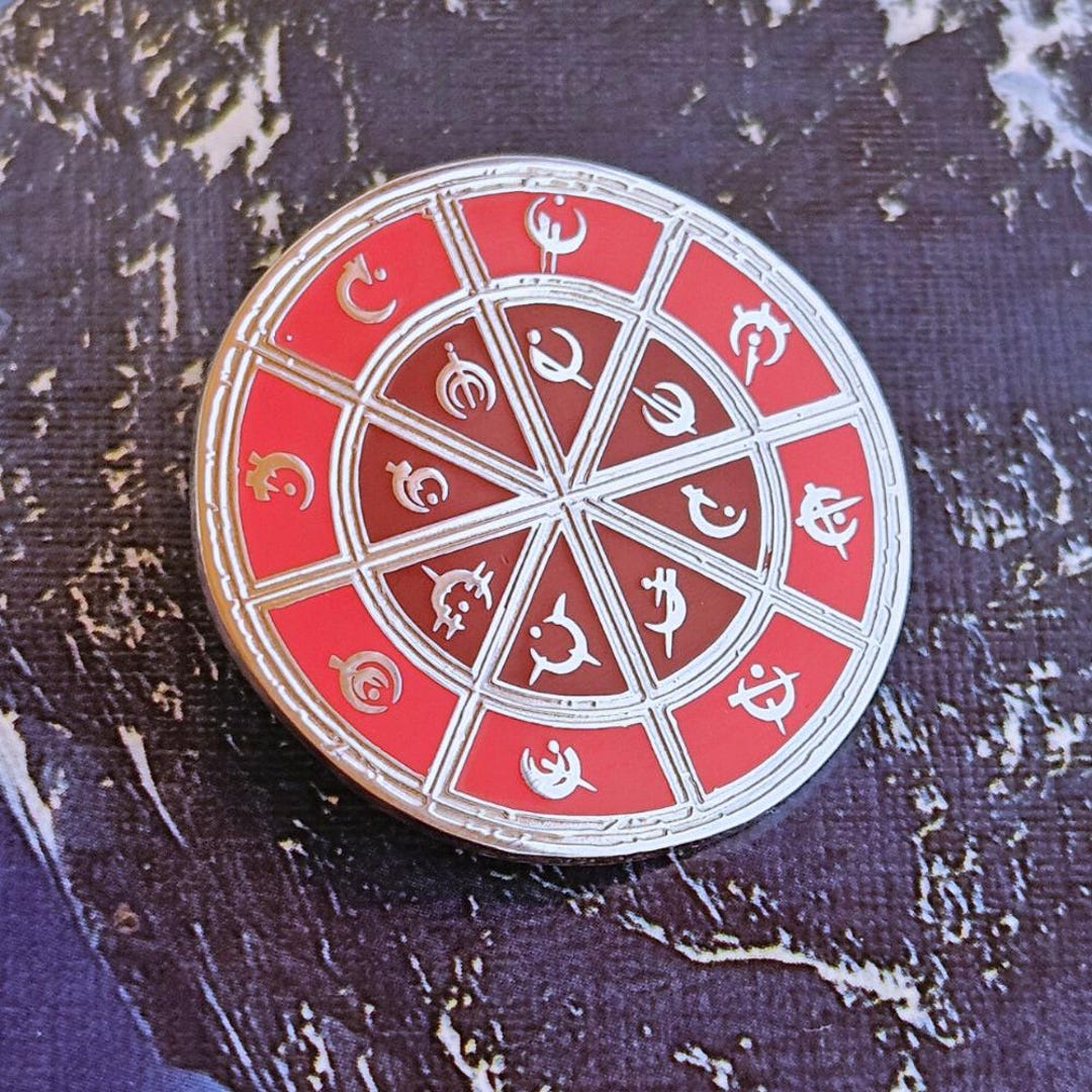 PREORDER: Mistborn Allomancy Table Hard Enamel Pin - Brandon Sanderson ...