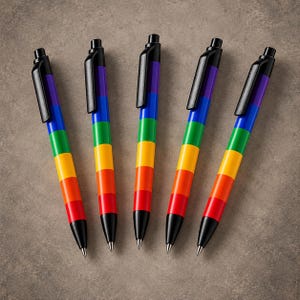 Regnbågspennor, Pride HBTQ, Pride-merchandise, Gay jul, HBTQIA