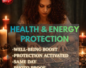 Health Protection Spell | Energy Cleansing & Wellbeing Ritual | Protection Balance Activation | Same Day Energy Work