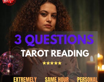 3 vragen tarotlezen, paranormaal lezen hetzelfde uur, elke vraag stellen, liefdescarrière toekomst lezing, gedetailleerde tarotantwoorden, directe begeleiding