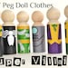 see more listings in the Peg People Clothes section