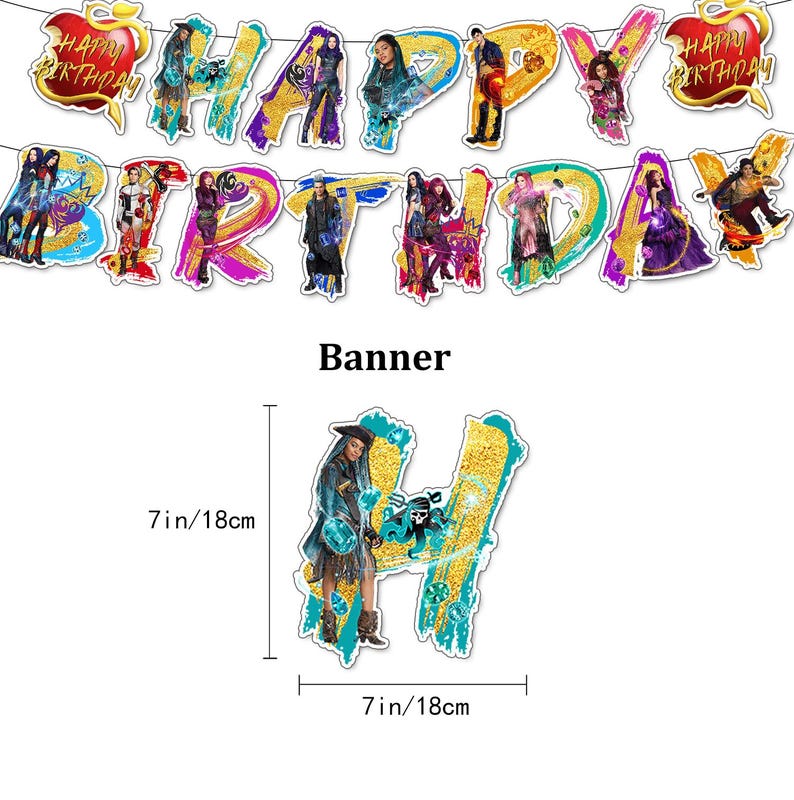 Kids Birthday Party Decorations Set, Purple and Gold Fantasy Theme - Etsy