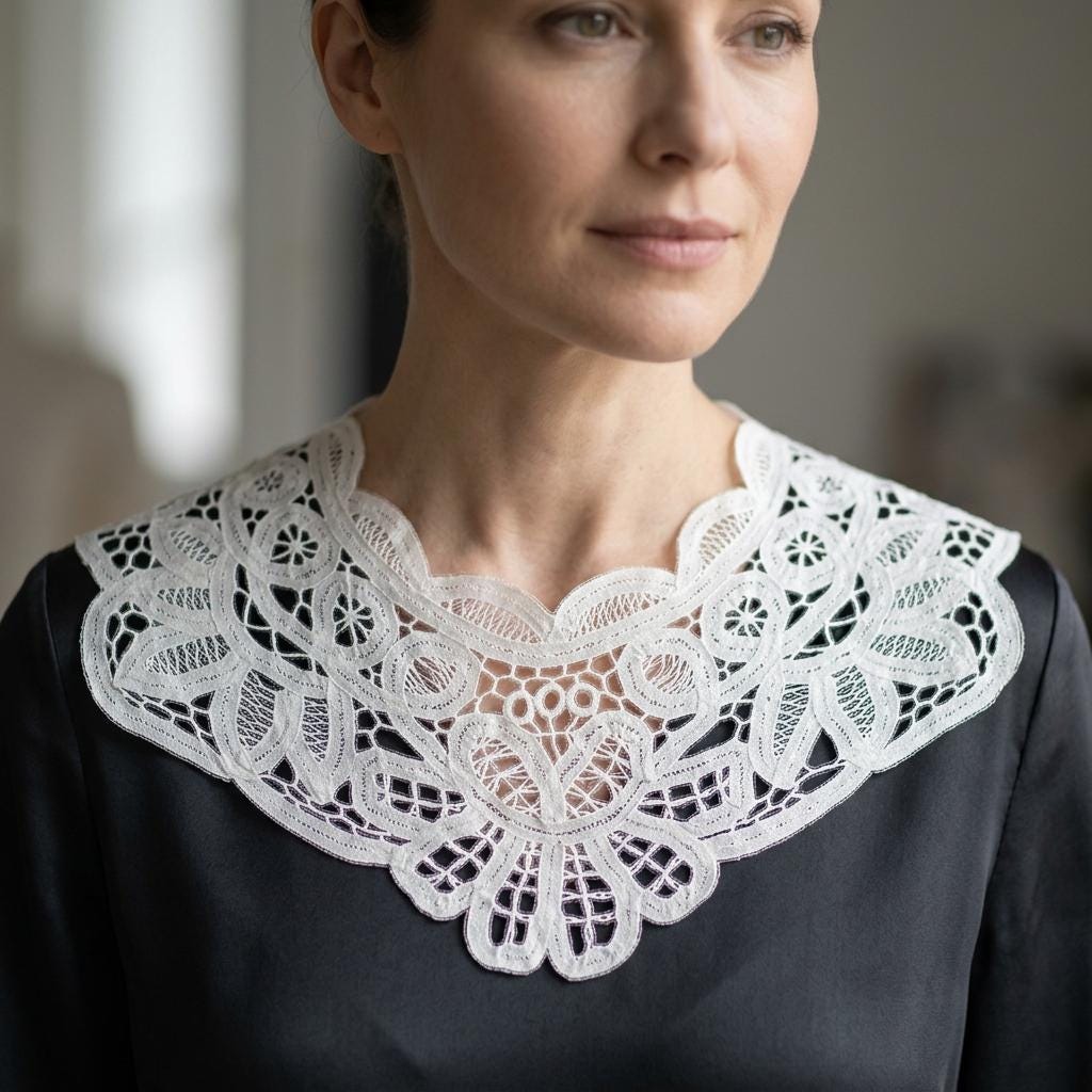 Battenberg Lace Blouse - Etsy