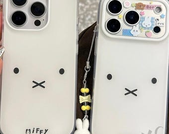 Funda para teléfono Miffy / Funda para iPhone 17 Pro Max / Funda de silicona suave mate a prueba de golpes / Funda para iPhone 17 Pro / Funda para iPhone 17