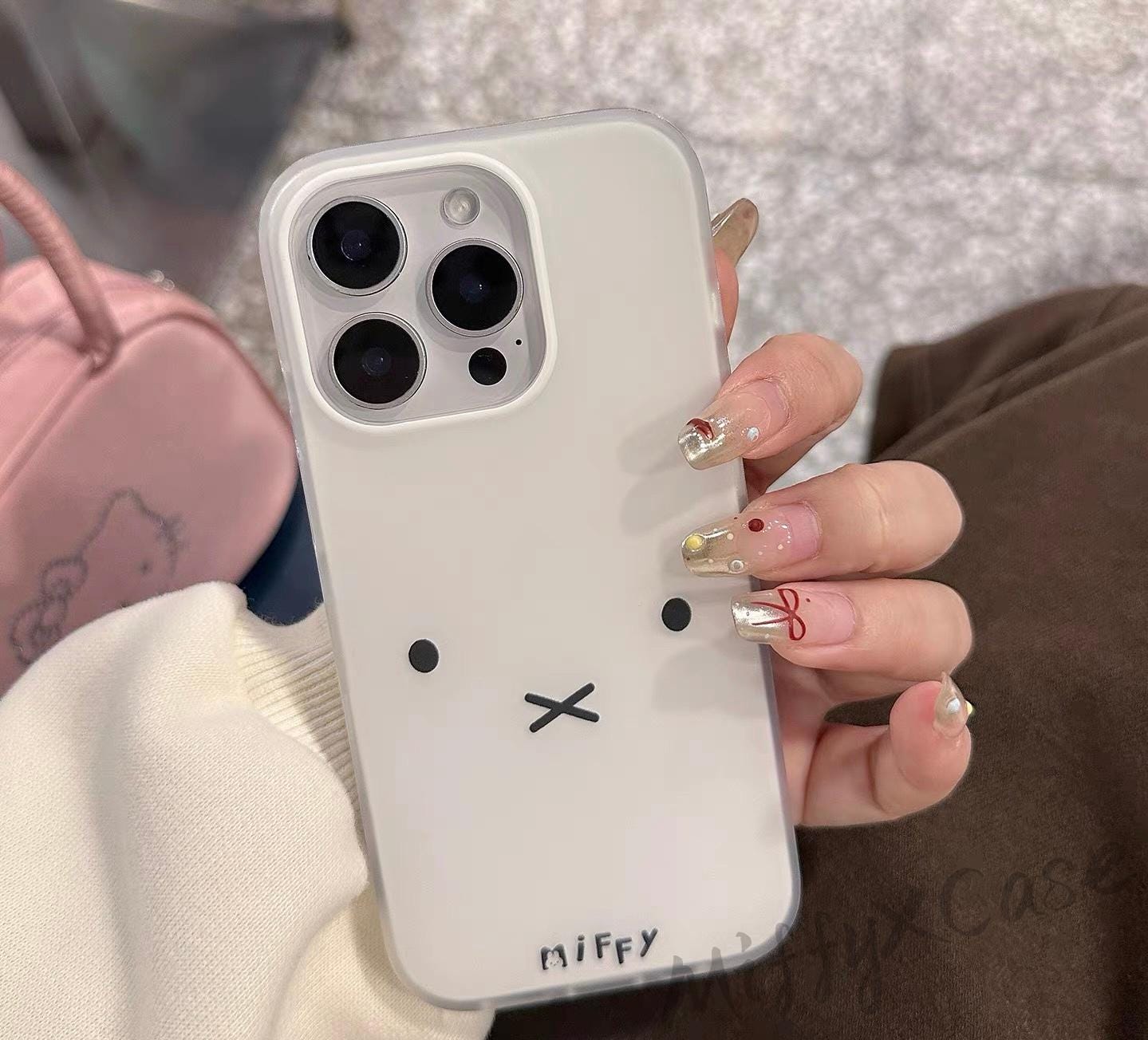 Miffy Phone Case / iPhone 17 Pro Max Case / Matte Soft Silicone
