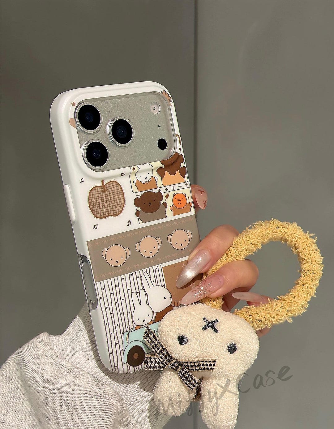casetify ミッフィー iPhone17pro max ケース miffy Miffy Phone Case / iPhone 17 Pro Max Case / Plush Strap Cover
