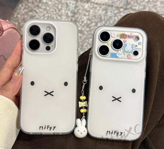 Miffy Phone Case / iPhone 17 Pro Max Case / Matte Soft Silicone Shockproof Cover / iPhone 17 Pro Case / iPhone 17 Case