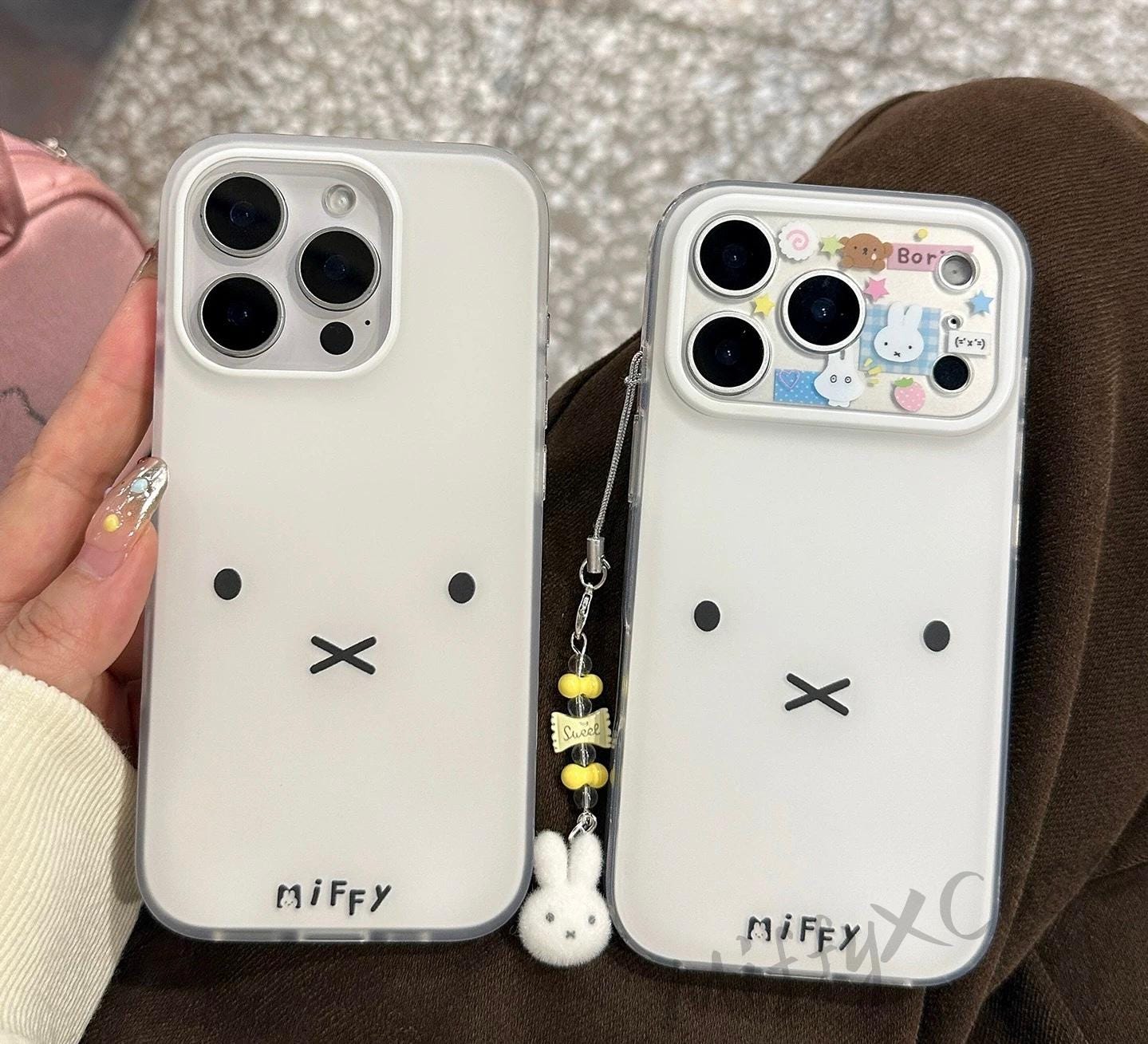 Miffy Phone Case / iPhone 17 Pro Max Case / Matte Soft Silicone