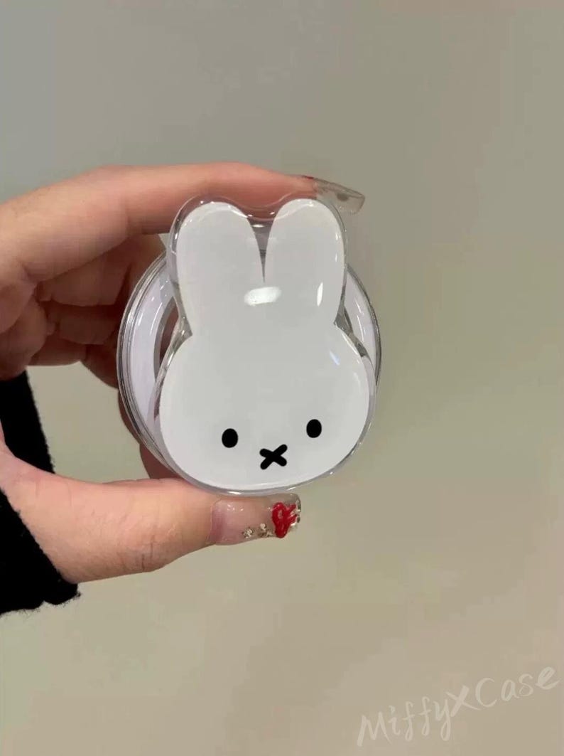Miffy Minimalistische MagSafe Handyhülle / iPhone 17 Pro Max Hülle / Magnetischer Handyständer / iPhone 17 Pro Hülle / iPhone 17 Hülle Magnetic Stand Only