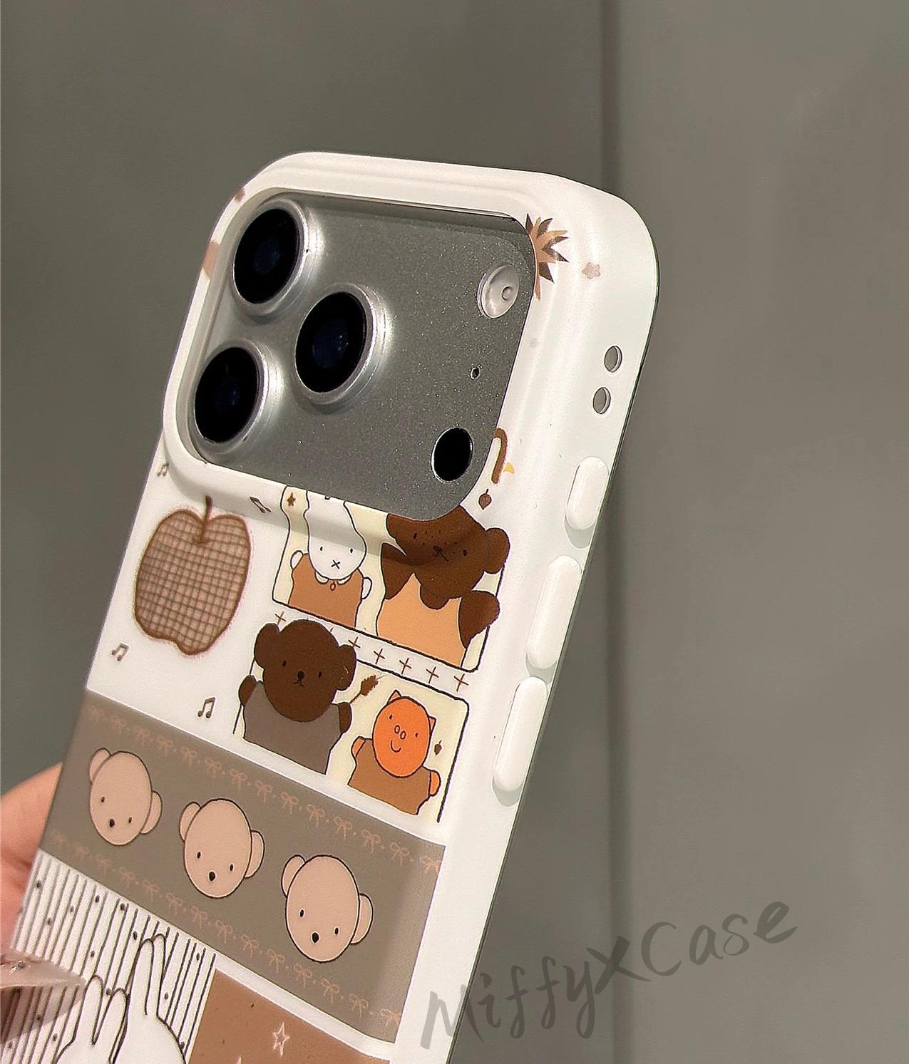 Miffy Phone Case / iPhone 17 Pro Max Case / Plush Strap Cover