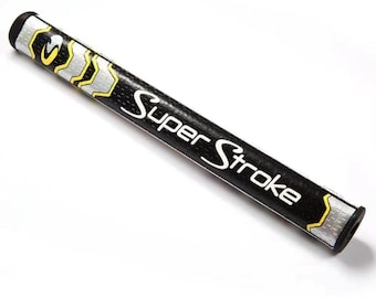 2Pcs New !! SuperStroke CounterCore Slim 3.0 Putter Grip ( Black / Yellow )