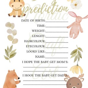 Juego de Predicción para Bebés – inglés/noruego (descarga digital)