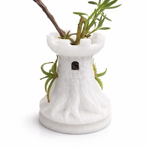 Rook Chess Piece Planter, Indoor Outdoor Plant Holder, Chess Decor, Succulent Pot