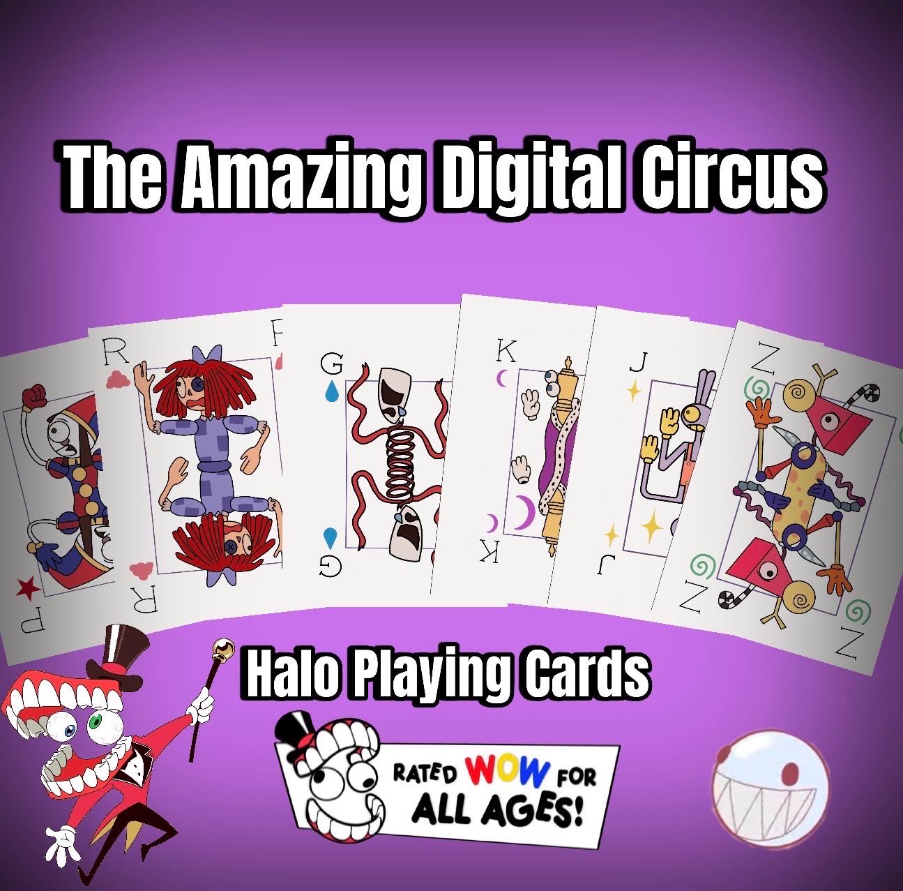 The Amazing Digital Circus Playing Cards PREORDER - Etsy