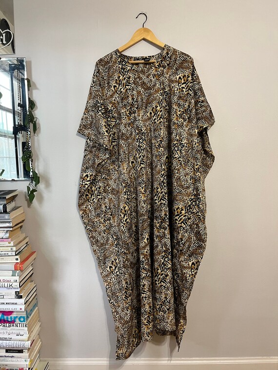 Vintage Good Times Leopard Kaftan