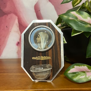 Vintage Holy Water Font Souvenir de Lourdes
