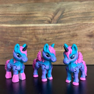 3D Mini mystical pony