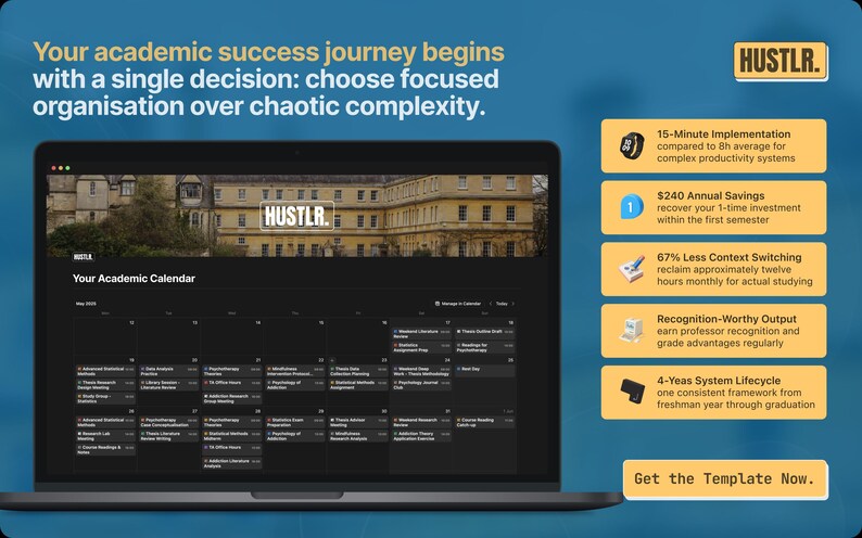 The Student OS — Ultimate Notion Productivity System for College | Academic Planner & Skills Tracker image 6
