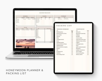 Wedding Planner | Civil Ceremony, Mini-Moon Itinerary (Digital Download)