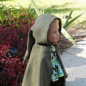 Prince Frozen Elf witch Wizard 27 Children/'s Traveler Fancy microsuede Cape Cloak Custom