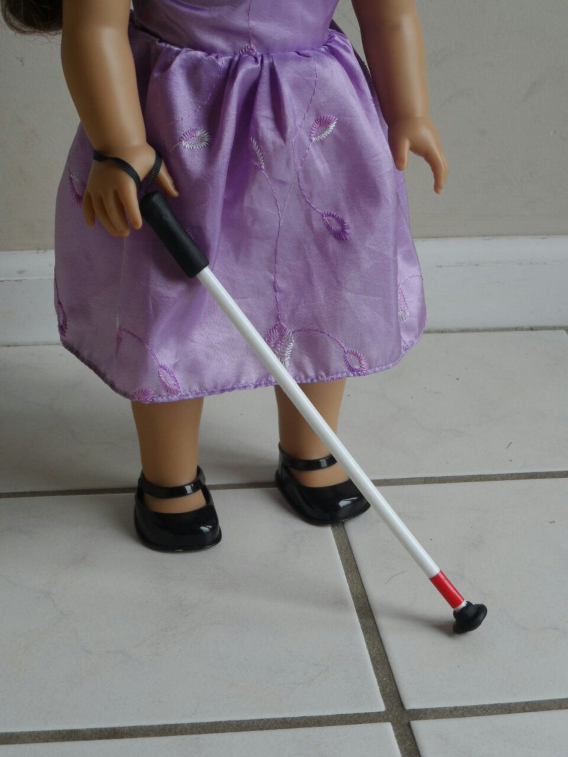 Blind Training Cane or Low Vision Cane w/ red ball tip for Etsy