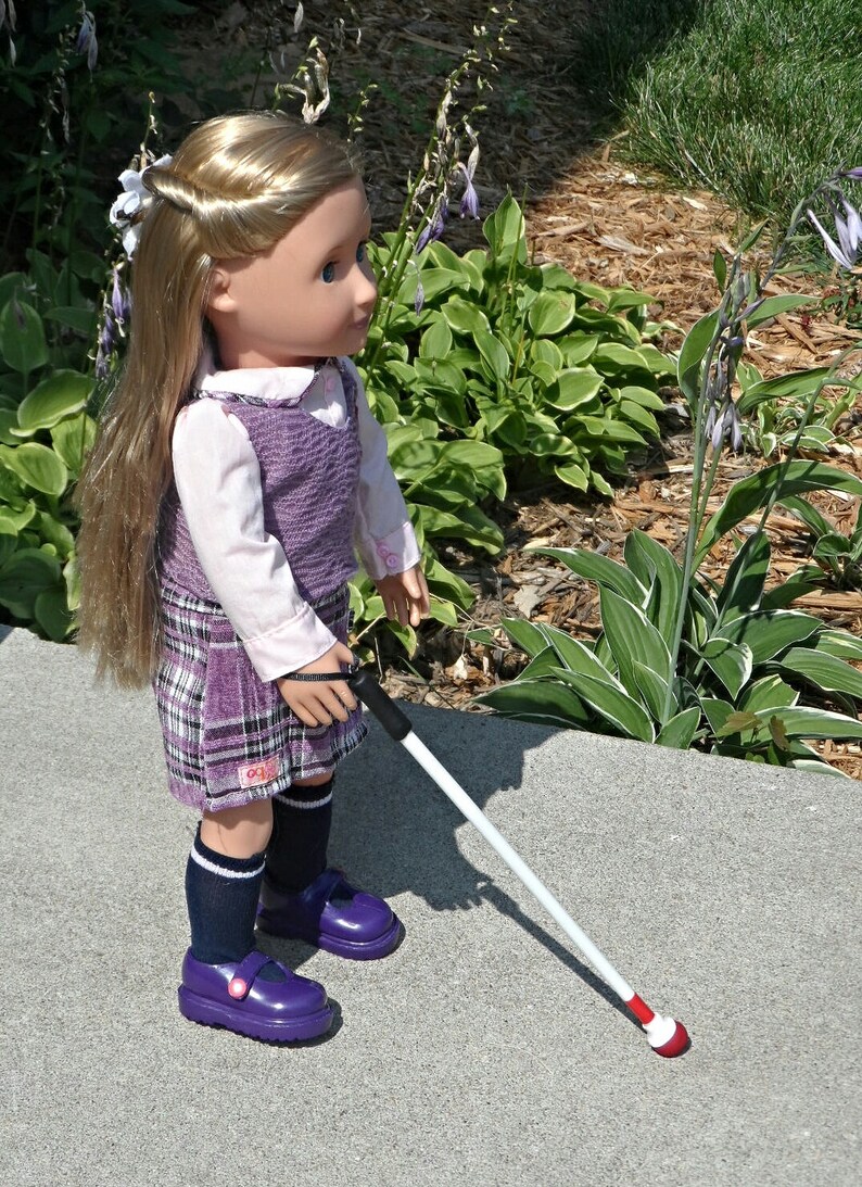 Blind Training Cane or Low Vision Cane w/ red ball tip for Etsy