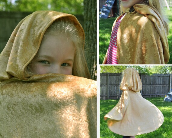 Prince Frozen Elf witch Wizard 27 Children/'s Traveler Fancy microsuede Cape Cloak Custom